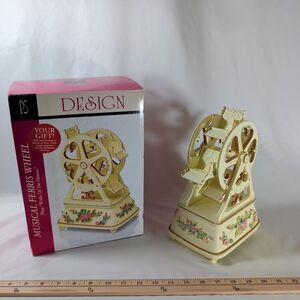 Design Collection Ferris Wheel Music Box Waltz of the Flowers Works w/ Box